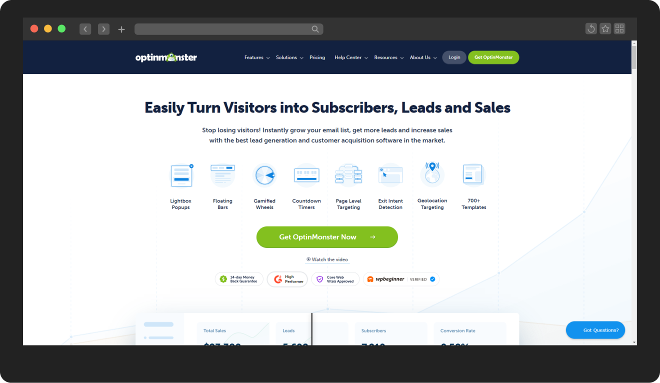 Optinmonster Plugin
